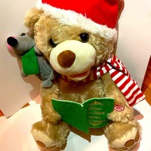 Storytelling bear with Mouse PBC ANIMATED BEAR+MOUSE THE NIGHT BEFORE CHRISTMAS